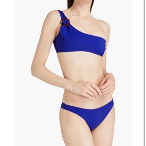 Zimmermann one-shoulder buckled bikini